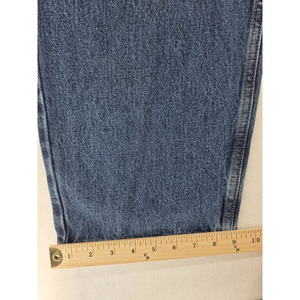 Levi's 550 Relaxed Fit Straight Leg Jeans Men's 40x34 Blue Denim Red Tab EUC